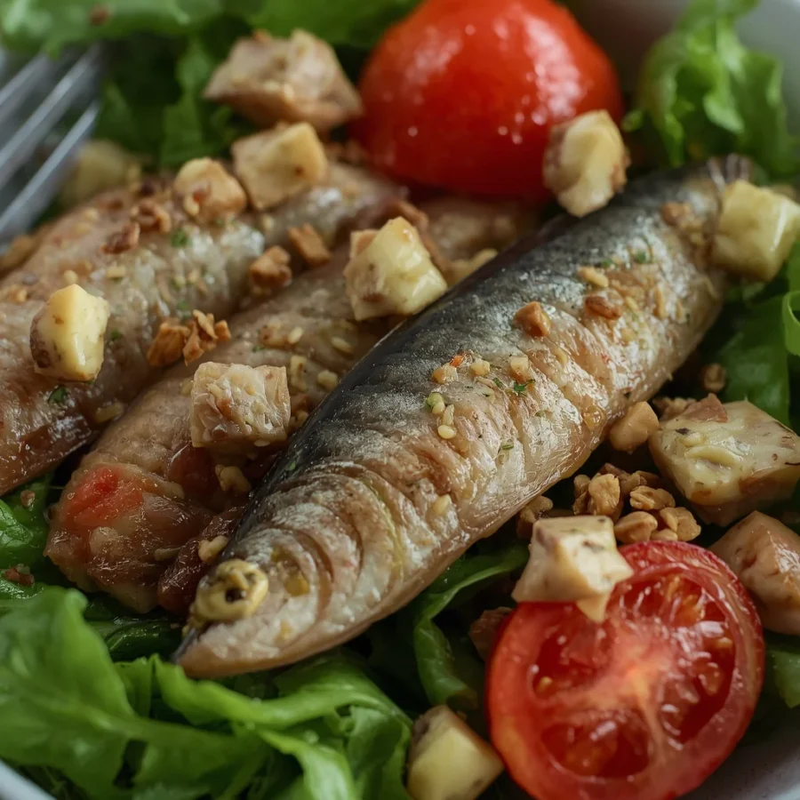 Halal Sardine Niçoise-Style Salad