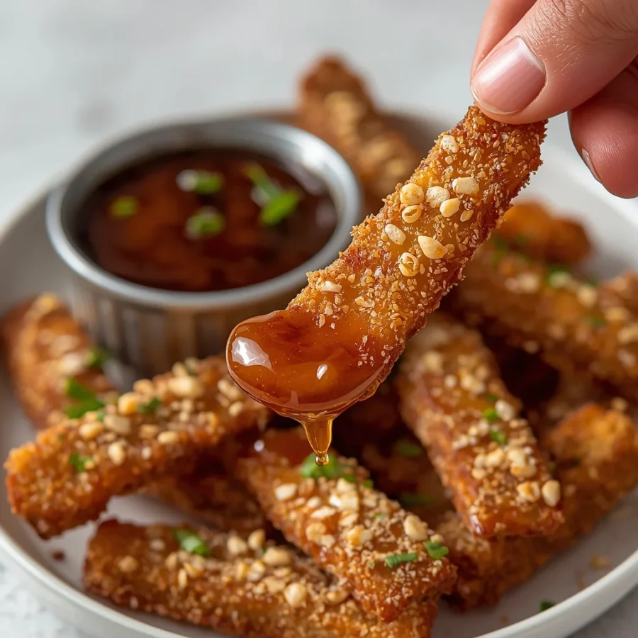 Halloumi Fries with Date Syrup Dip