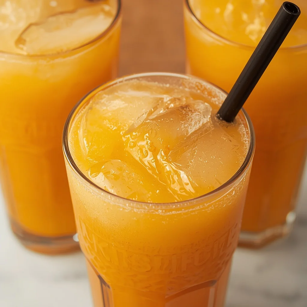 Iced Dragon Fruit Mango Refreshers
