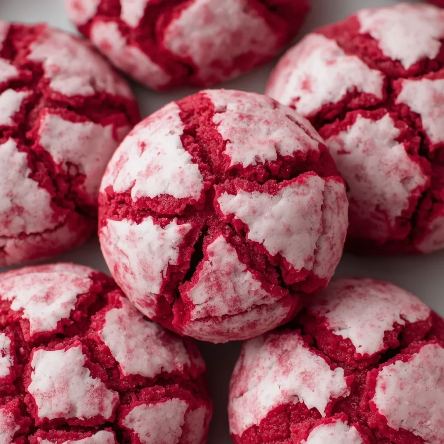 Iced Ube Halaya Crinkle Cookies