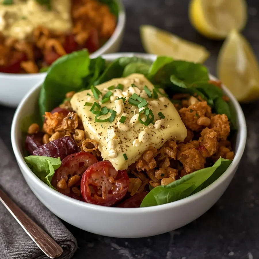 Low-Carb Cheeseburger Salad Bowls