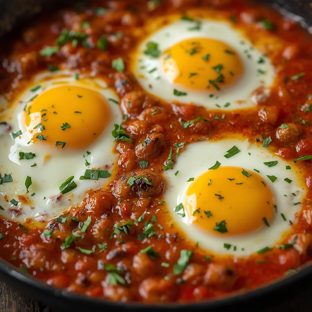 Menemen Eggs Skillet