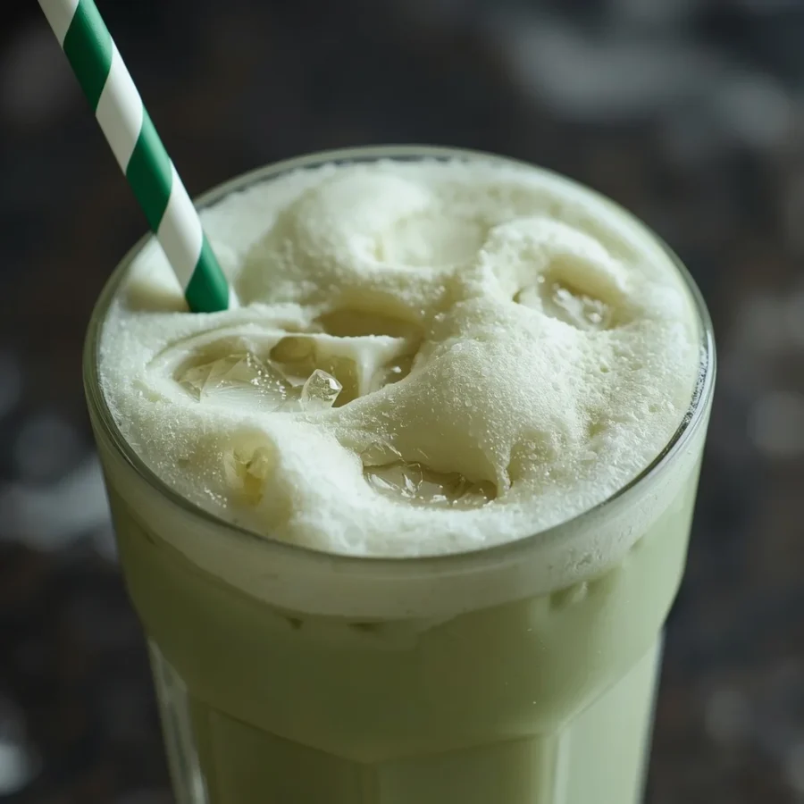 Pistachio Cold Foam Iced Latte