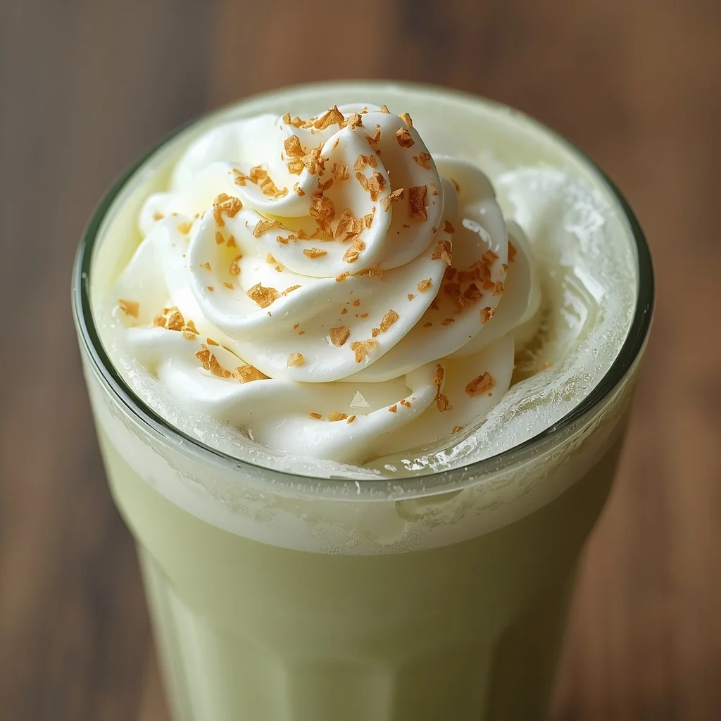 Pistachio Cold Foam Iced Latte