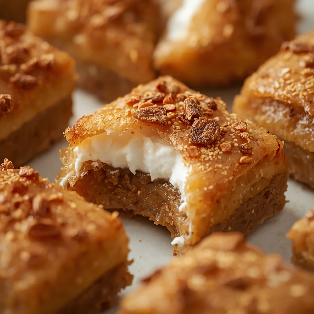 Protein Baklava Bites with Greek Yogurt