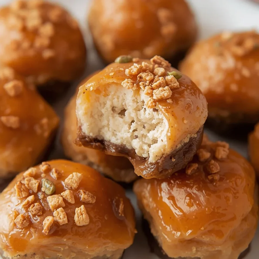 Protein Baklava Bites with Greek Yogurt