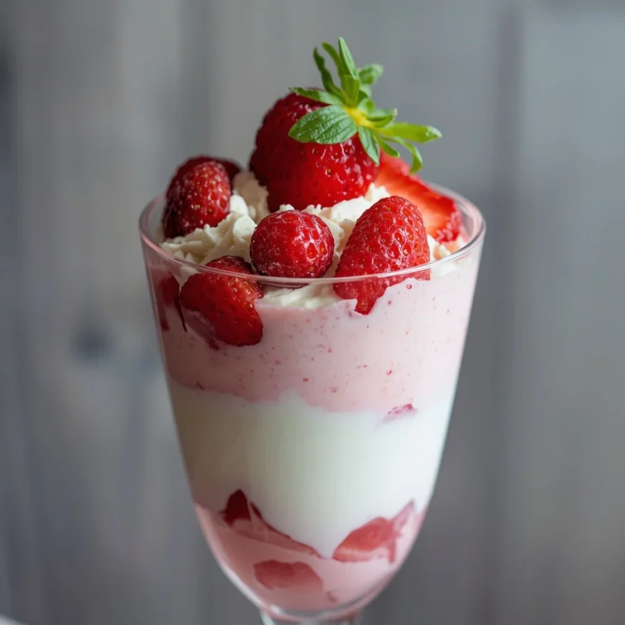 Rose Falooda Layered Parfait