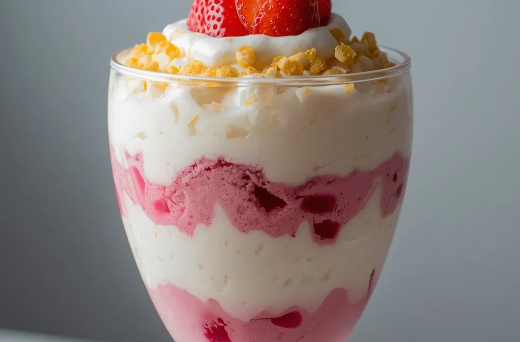 Rose Falooda Layered Parfait
