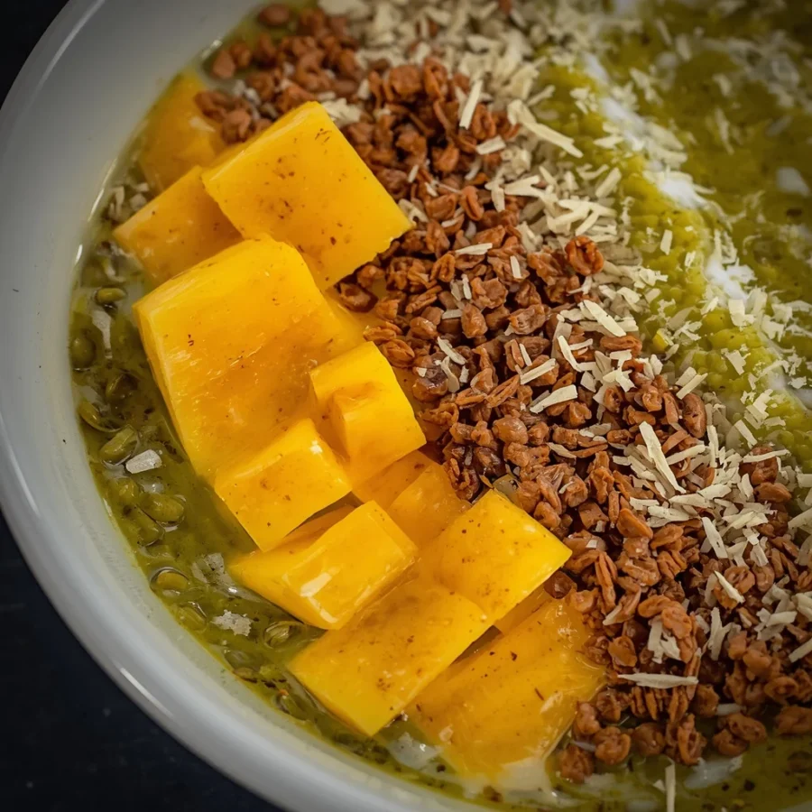 Sea Moss Mango Smoothie Bowl