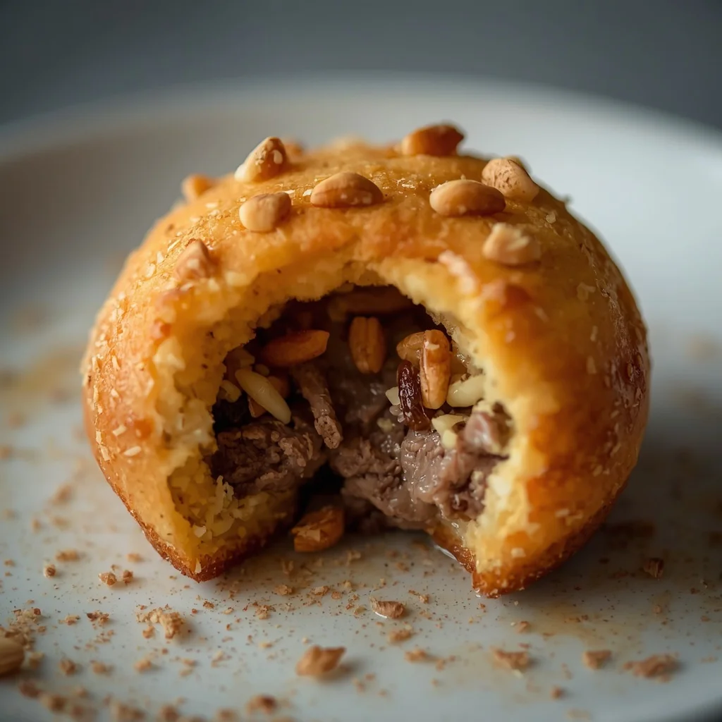 Spiced Lamb & Pine Nut Baked Sambousek