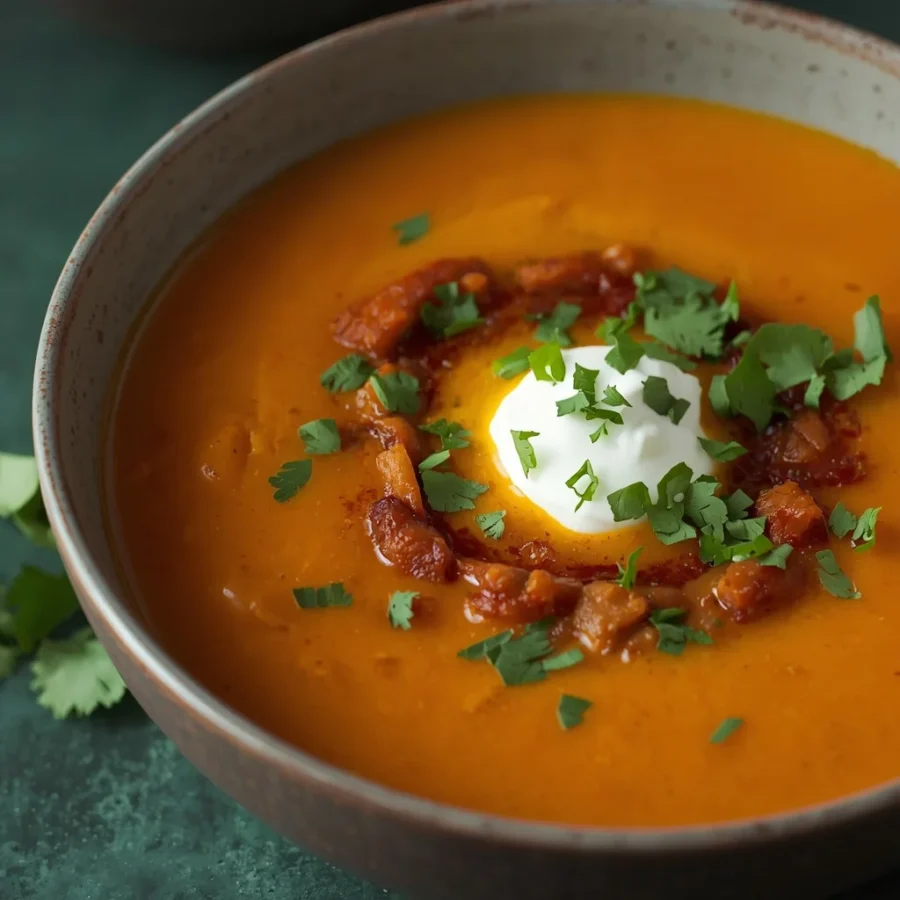 Spiced Red Lentil Harira Soup