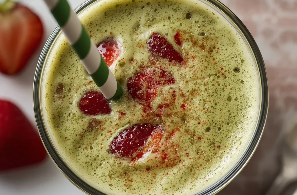 Strawberry Matcha Dirty Soda