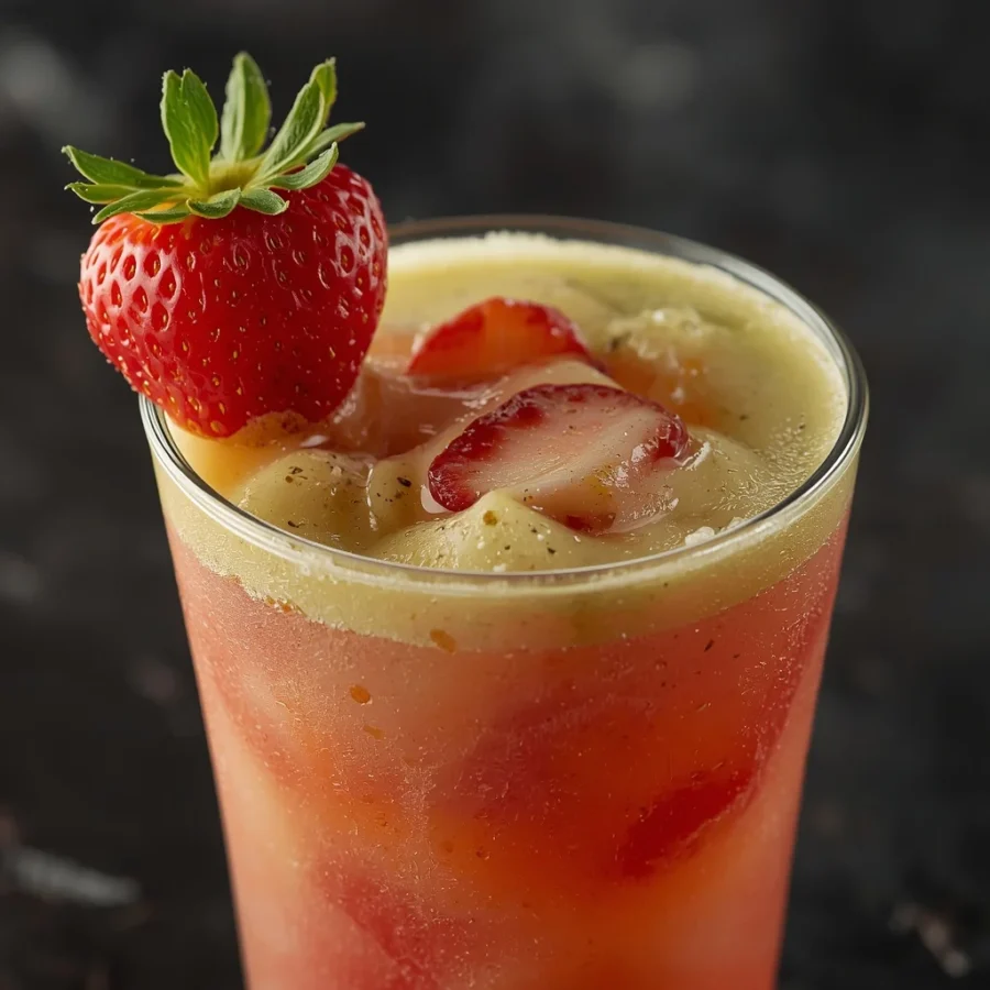 Strawberry Matcha Dirty Soda