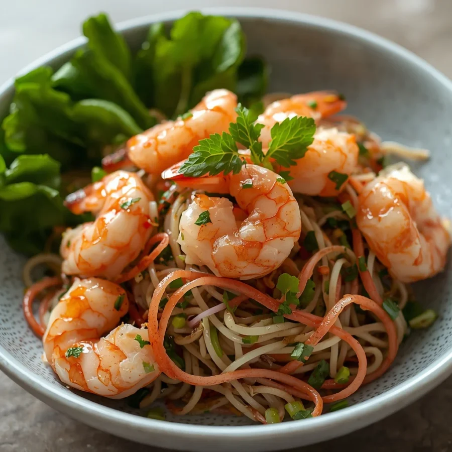 Thai Glass Noodle Shrimp Salad