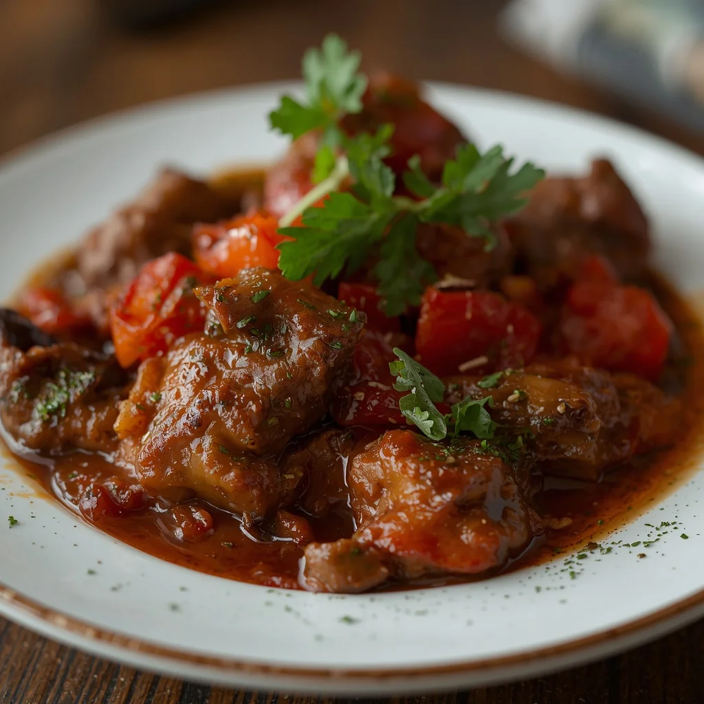 Turkish Lamb & Eggplant Casserole