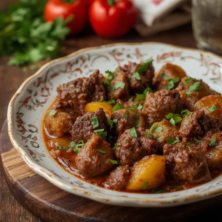 Turkish Lamb & Eggplant Casserole