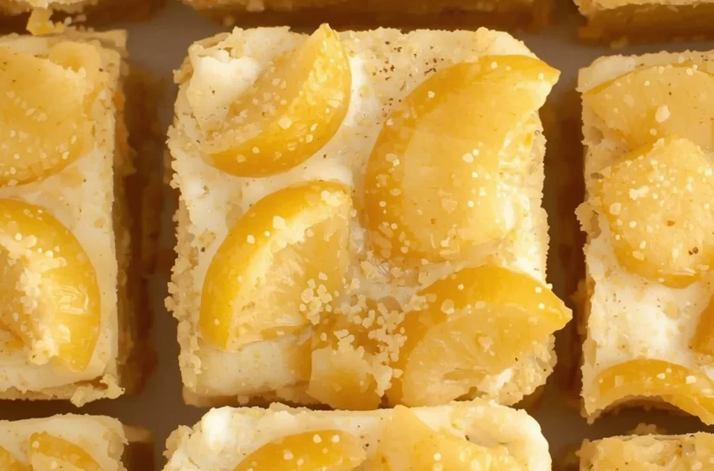 Yuzu Miso White Chocolate Blondies
