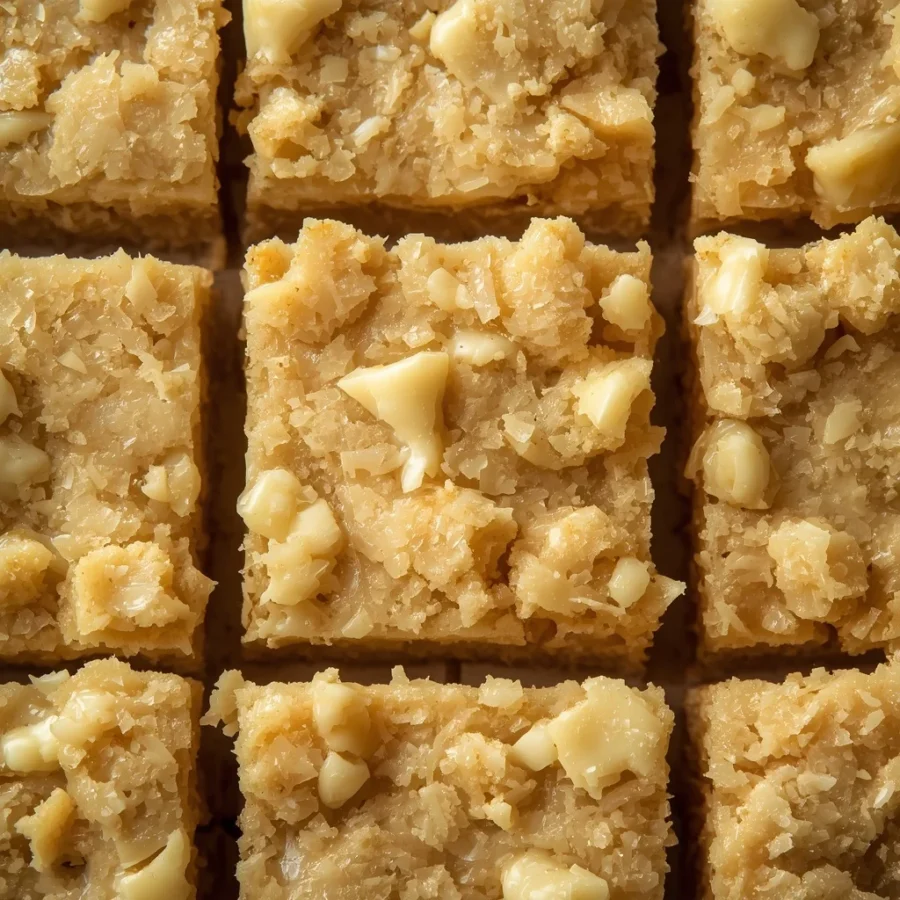 Yuzu Miso White Chocolate Blondies