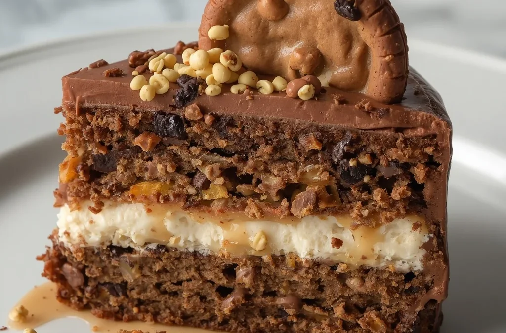 Reese's Stuffed Cookie Cake