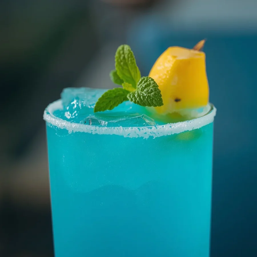 Blue Lagoon Mocktail