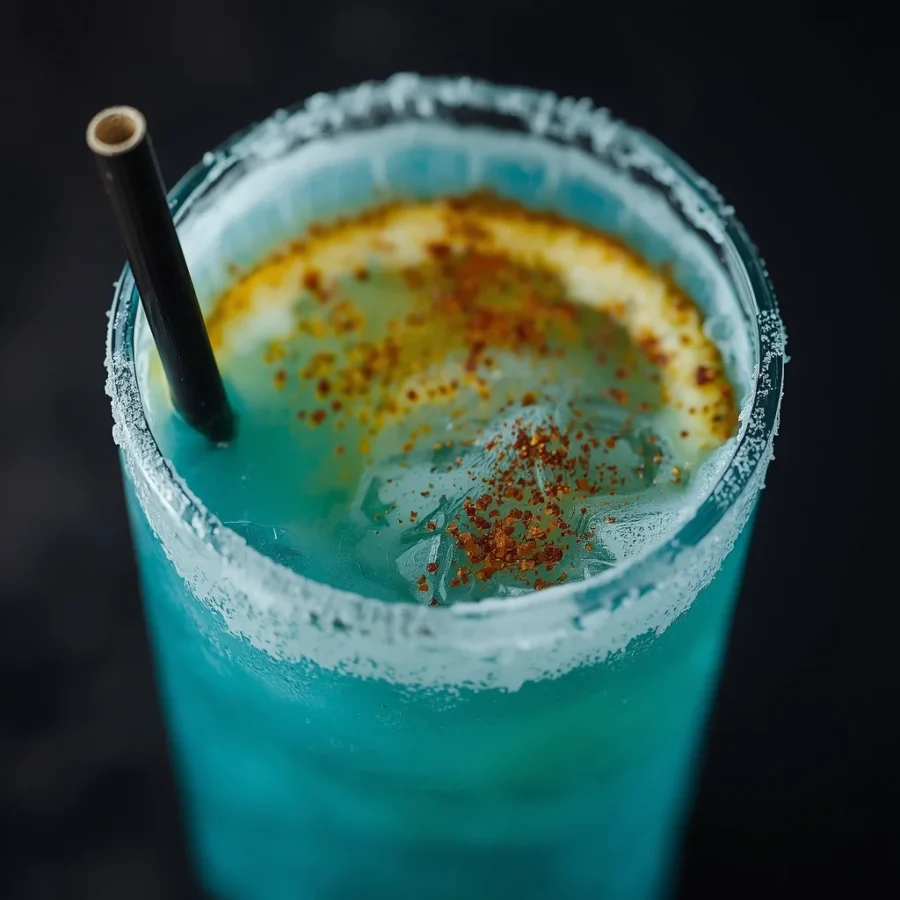 Blue Lagoon Mocktail