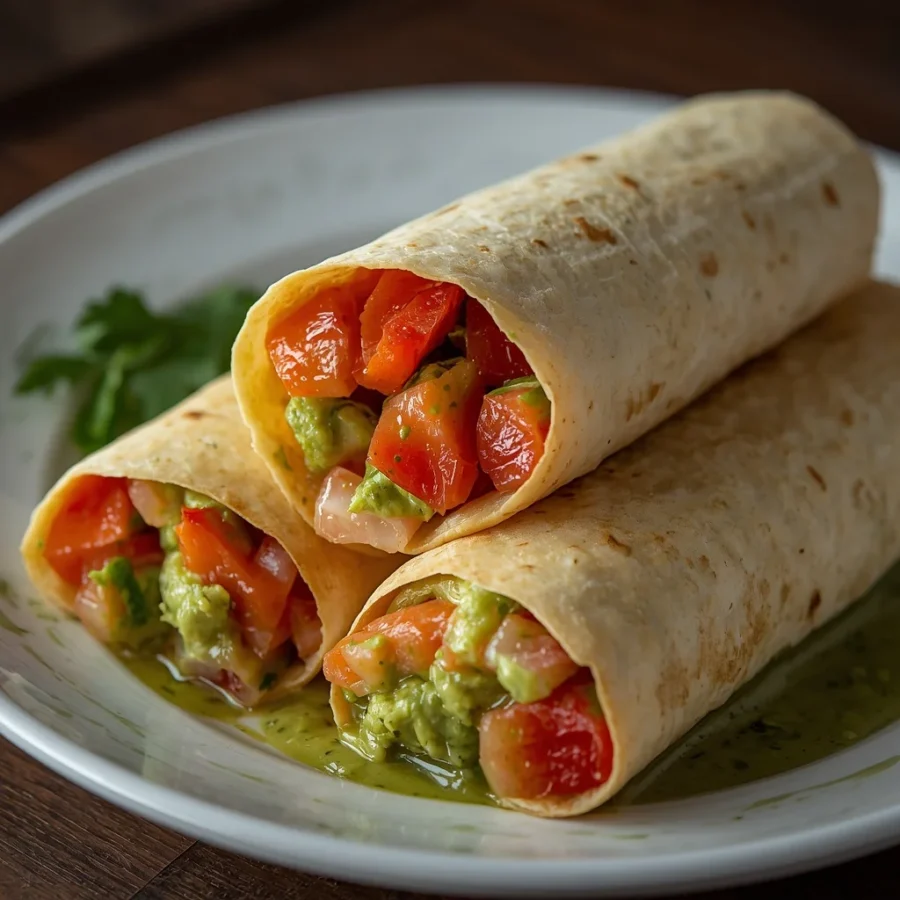 Breakfast Burritos with Salsa Verde