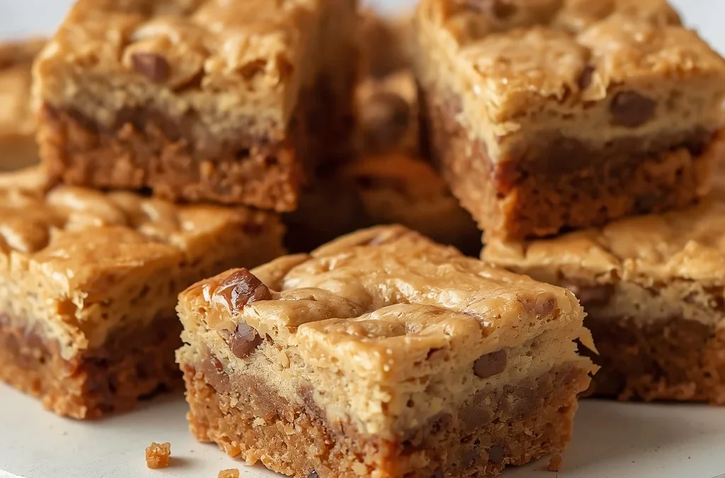 Brown Butter Bourbon-Vanilla Blondies