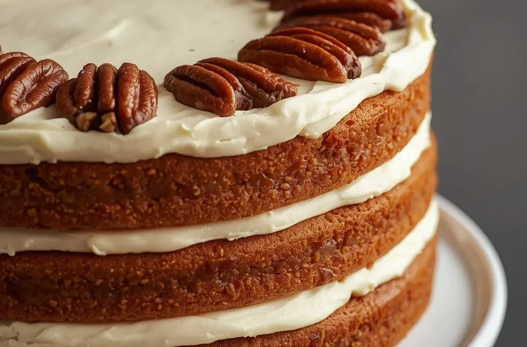 Butter Pecan Praline Layer Cake