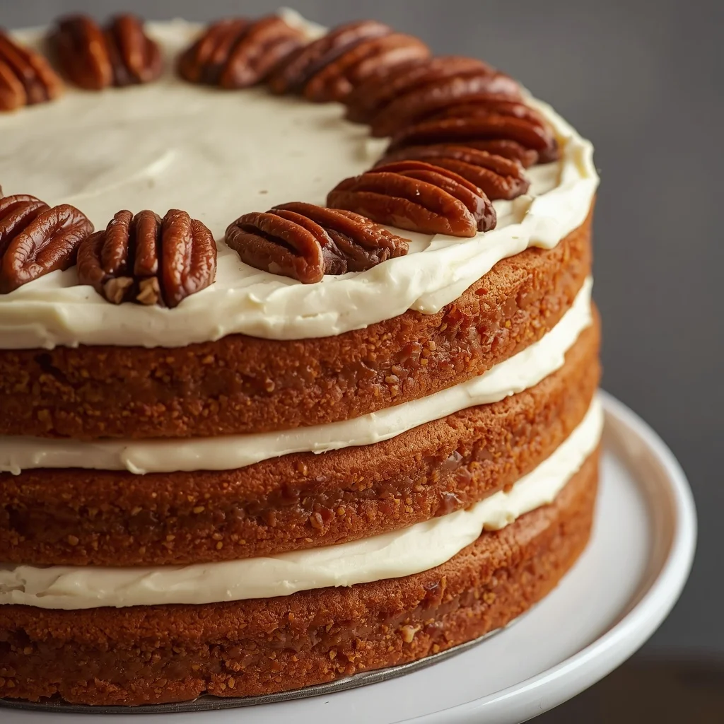 Butter Pecan Praline Layer Cake