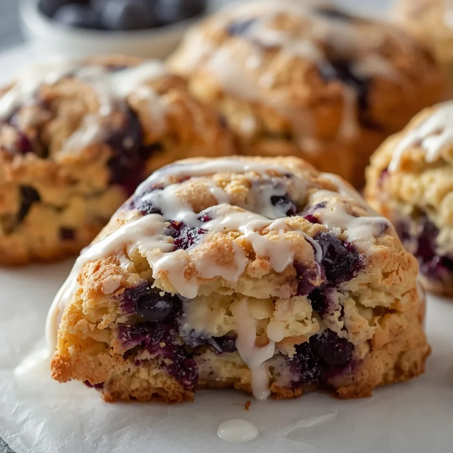 Classic American Blueberry Buttermilk Scones