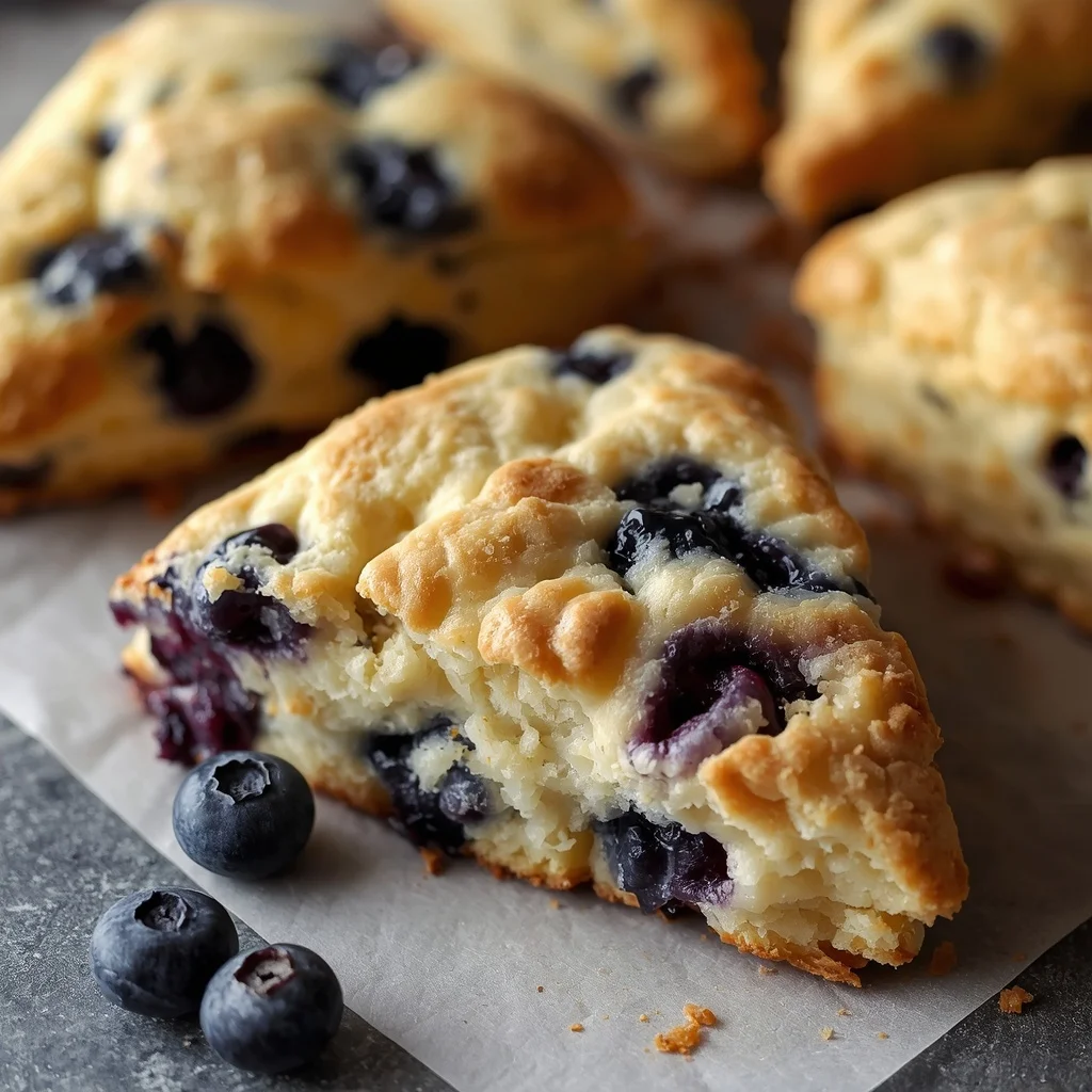 Classic American Blueberry Buttermilk Scones