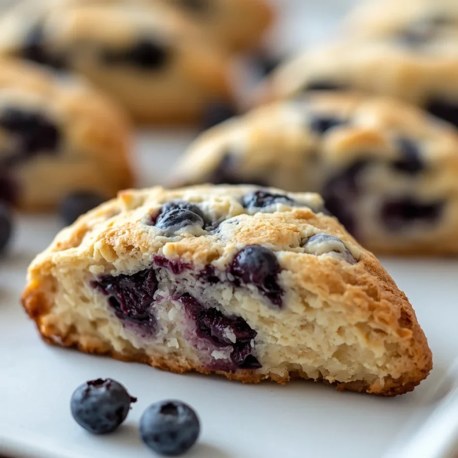 Classic American Blueberry Buttermilk Scones