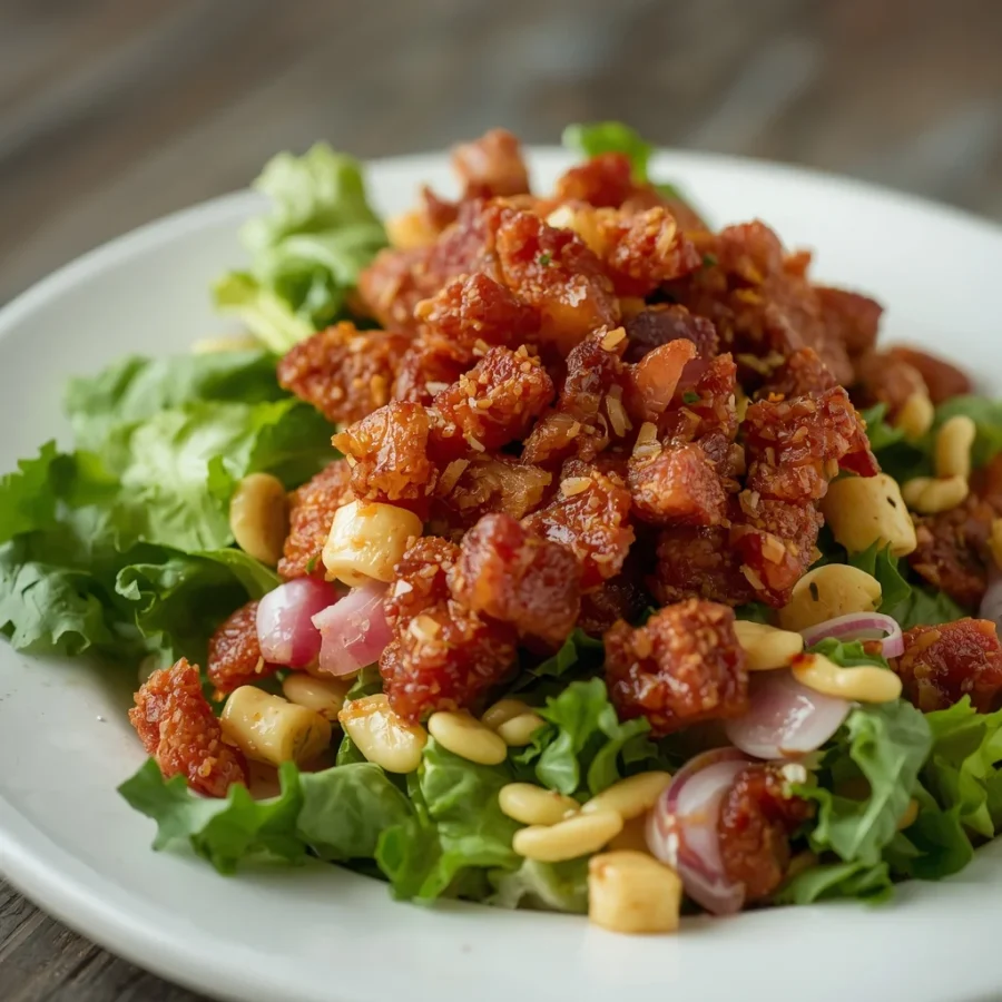 Classic American Wedge Salad with Halal Bacon Crunch