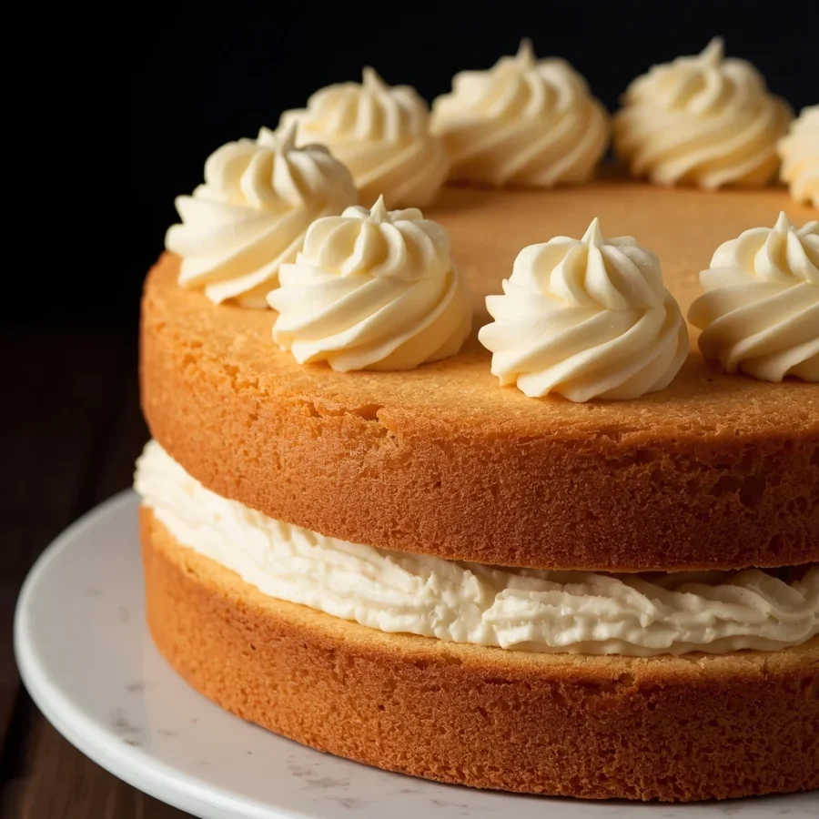 Classic Vanilla Sponge Cake