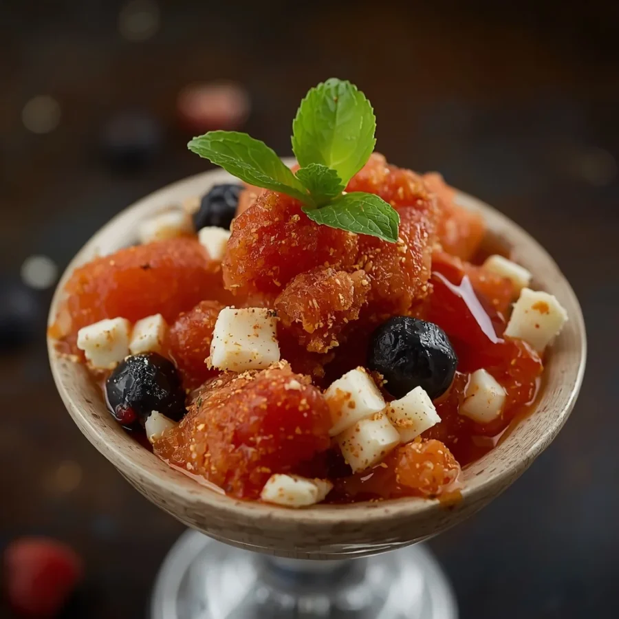 Fruit Chaat with Chaat Masala