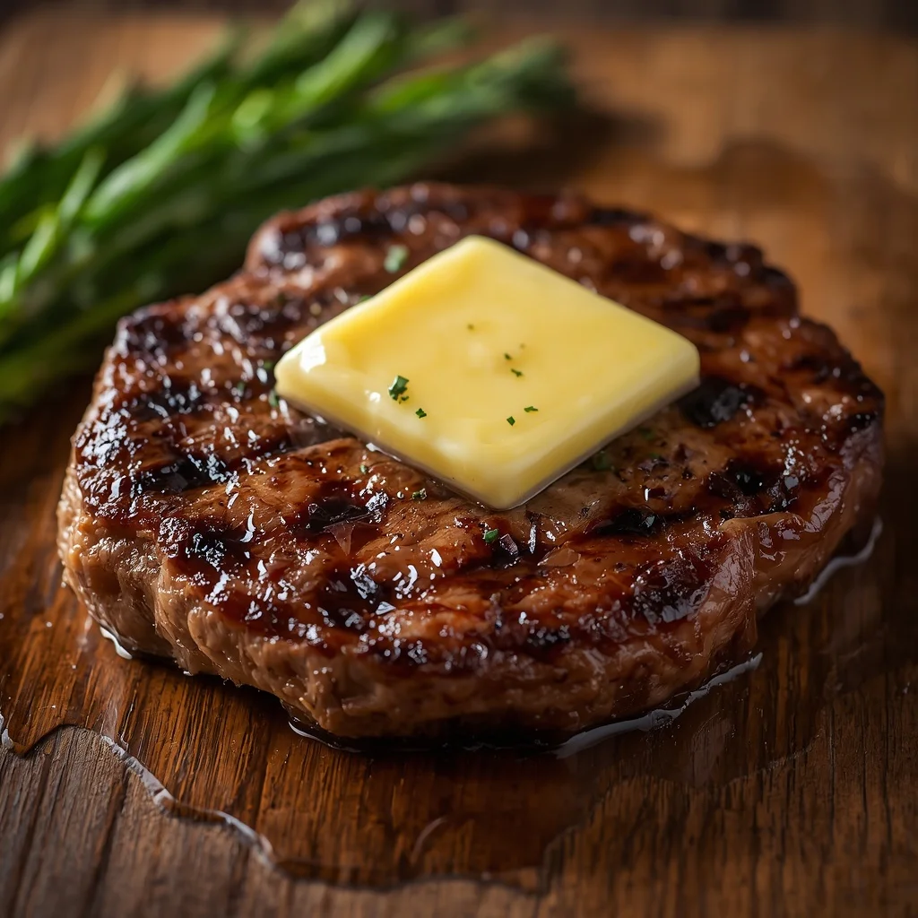Grilled Steak with Cowboy Butter