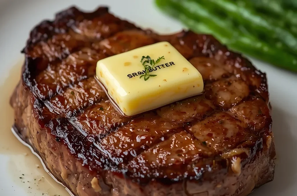 Grilled Steak with Cowboy Butter
