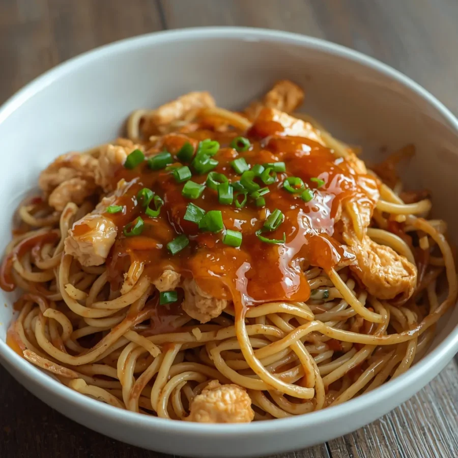 Halal Chicken Yakisoba