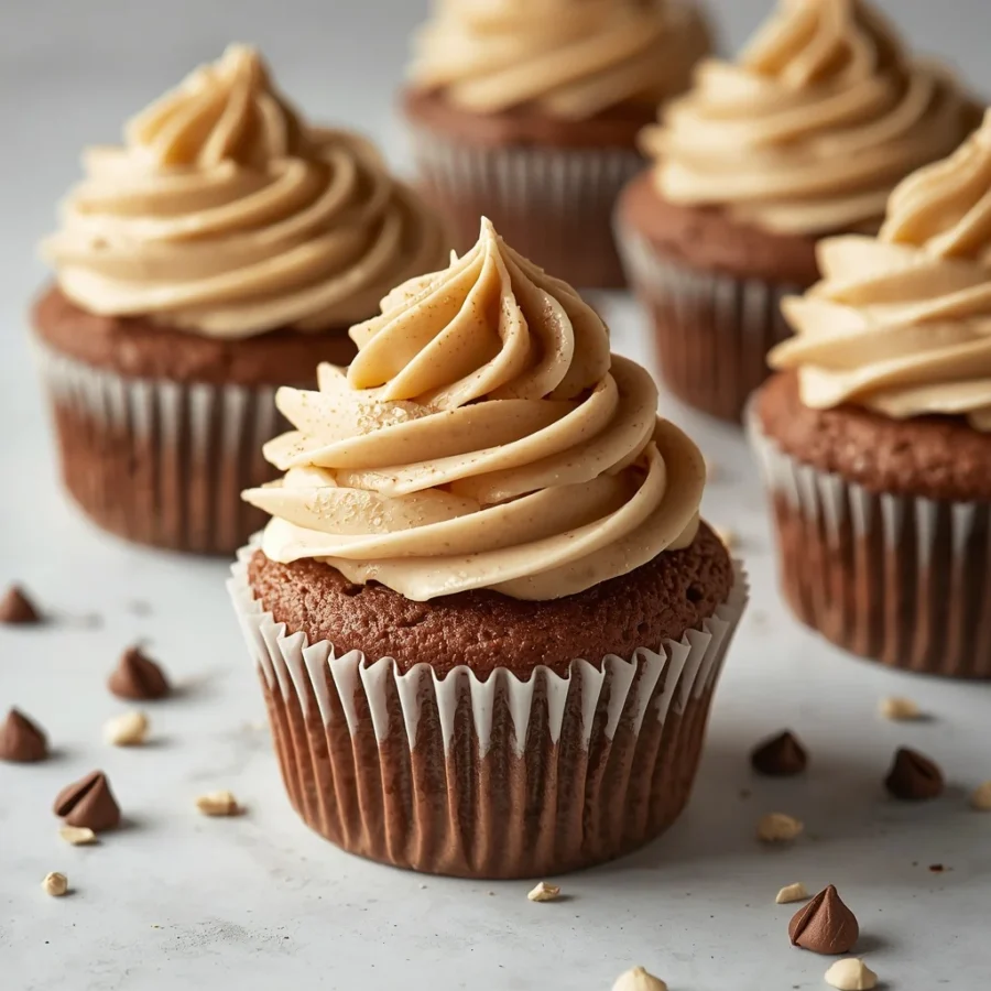 Iced Brown Sugar Oatmilk Shaken Espresso Cupcakes