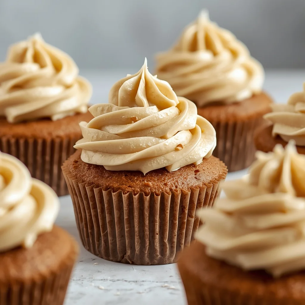 Iced Brown Sugar Oatmilk Shaken Espresso Cupcakes