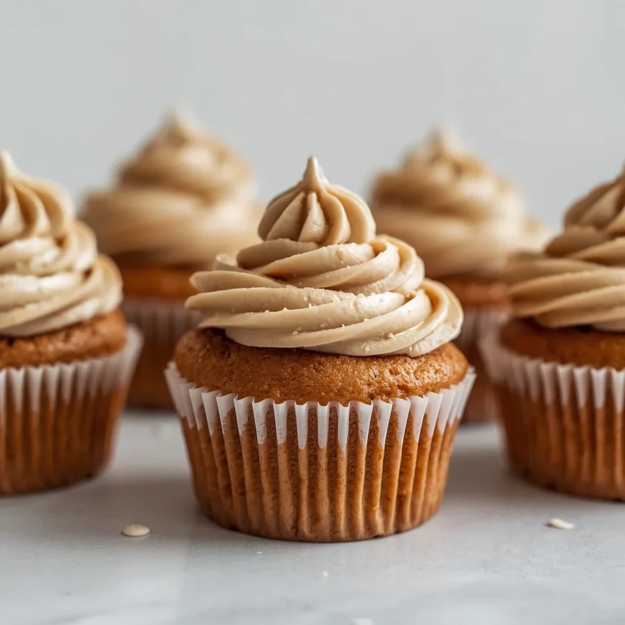 Iced Brown Sugar Oatmilk Shaken Espresso Cupcakes