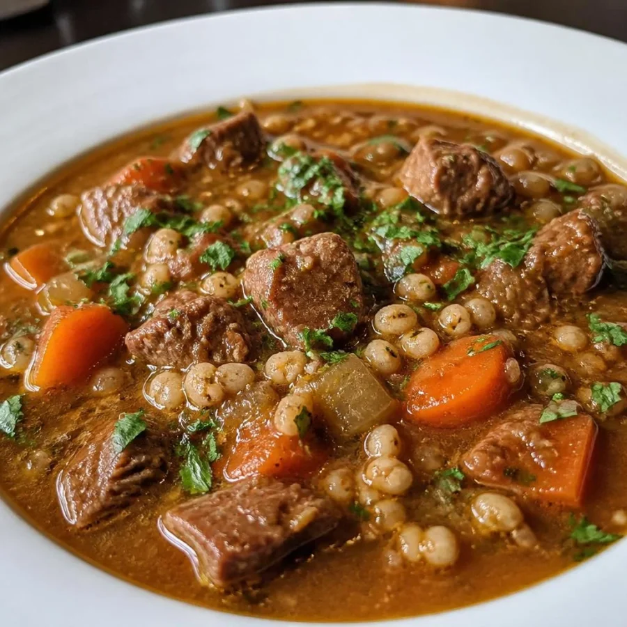 Lamb and Barley Stew