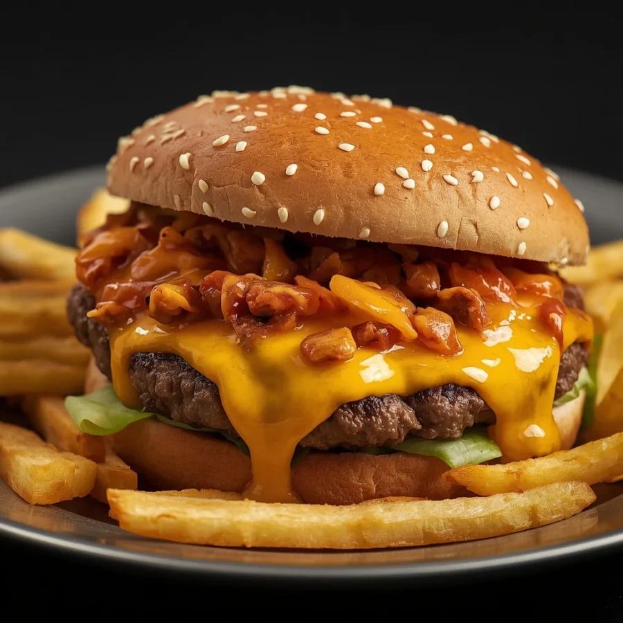 Loaded Cheeseburger Fries