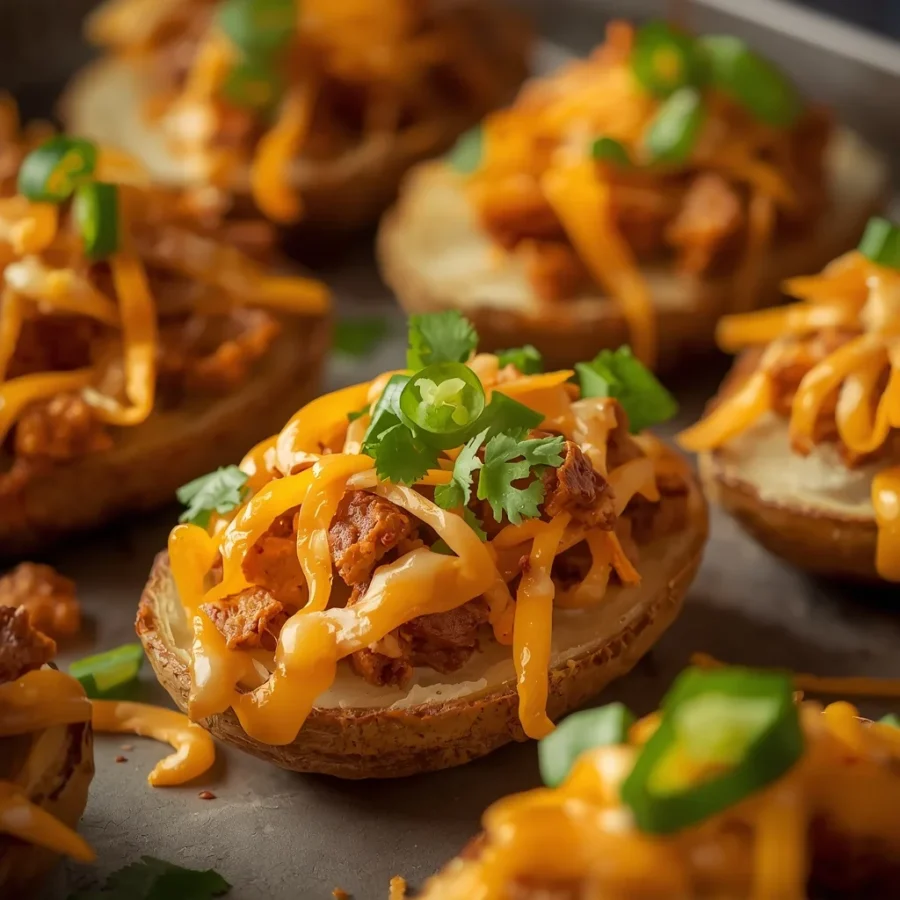 Loaded Nacho Potato Skins