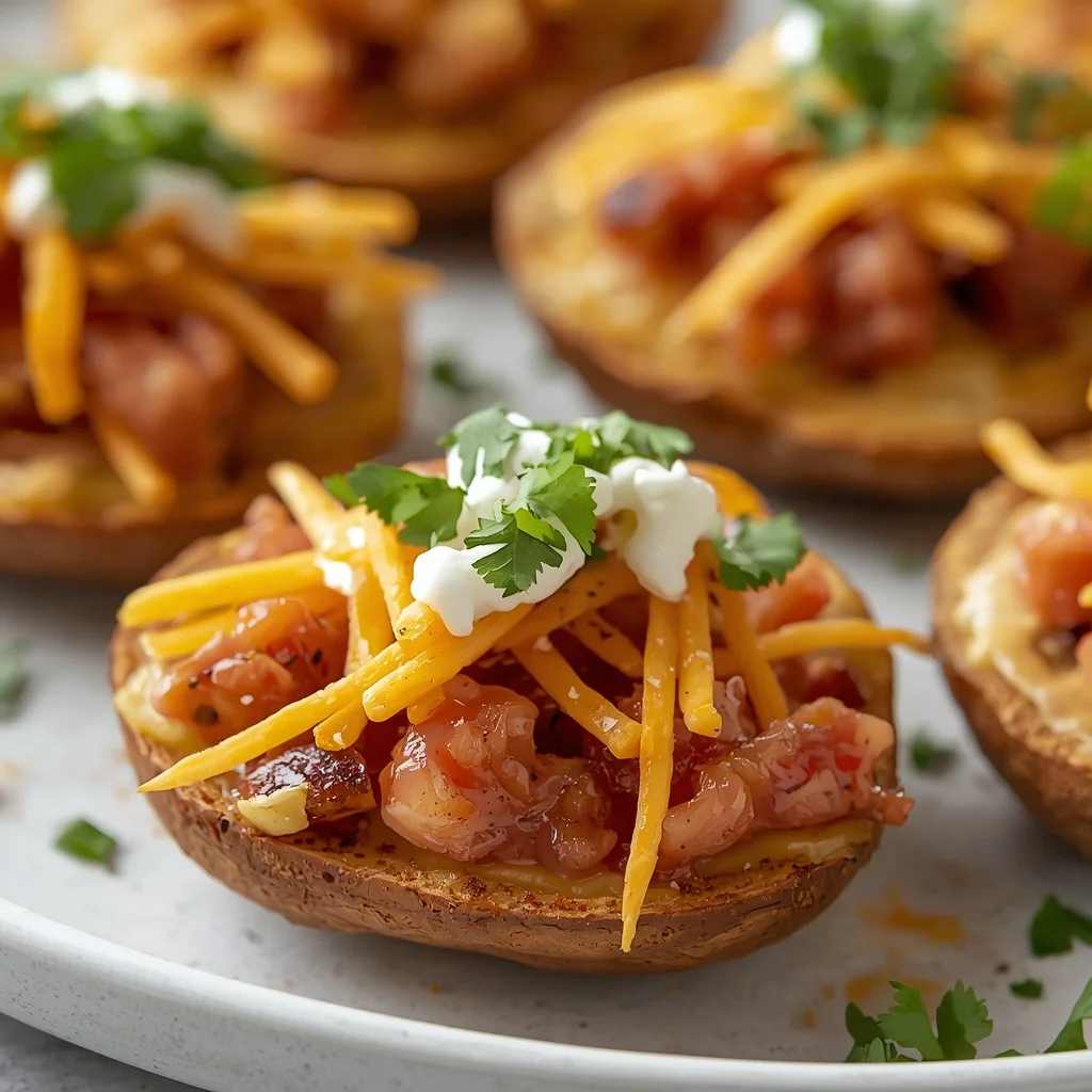 Loaded Nacho Potato Skins