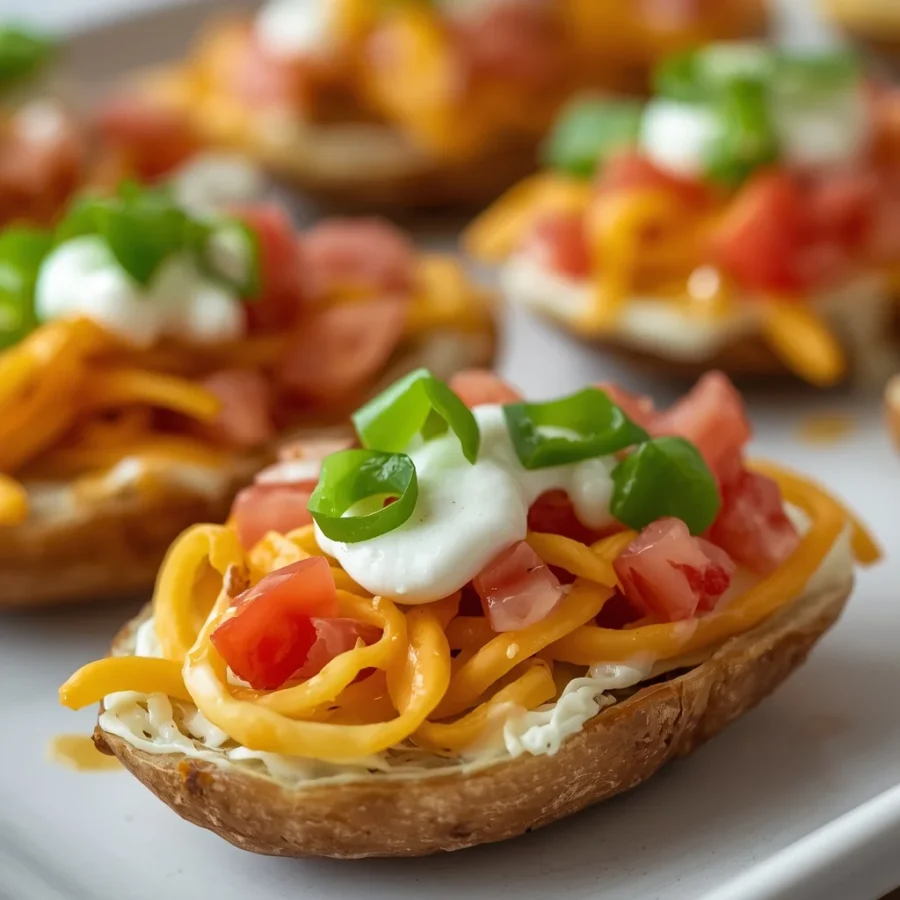 Loaded Nacho Potato Skins