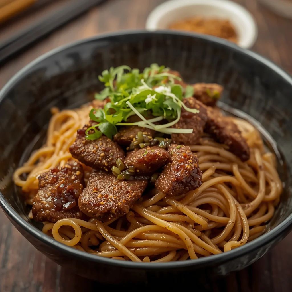 Mongolian Beef Noodles