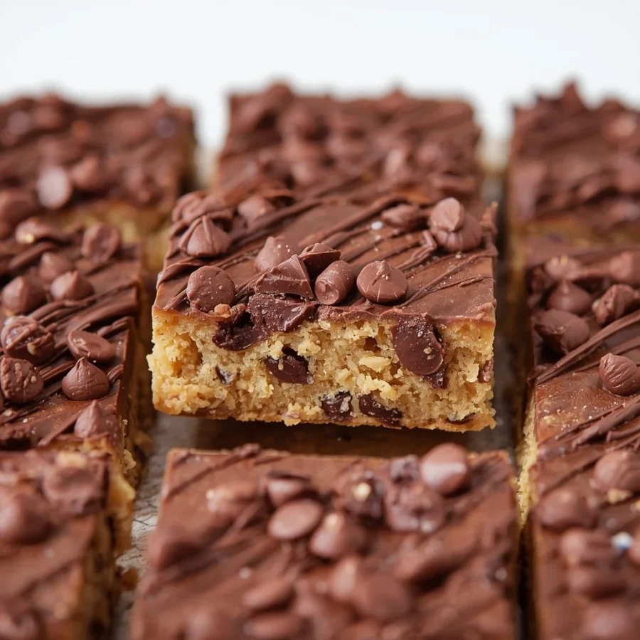 No-Bake Protein Cookie Dough Bars
