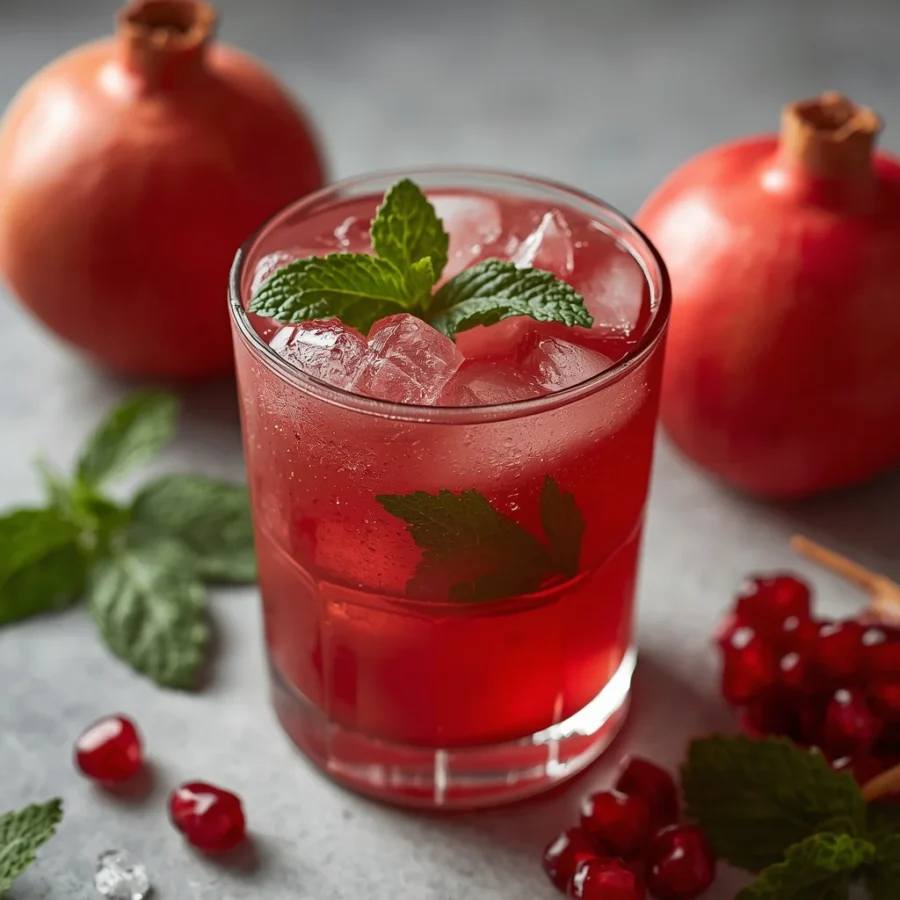 Pomegranate Mint Cooler