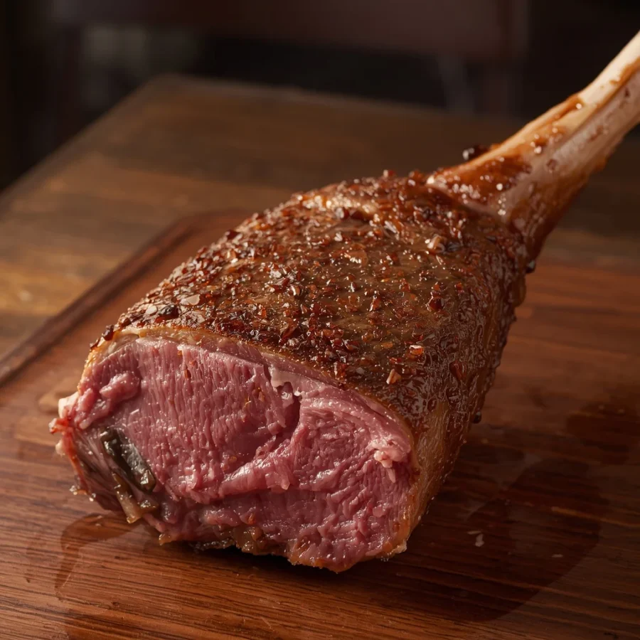 Slow-Roasted Lamb Leg